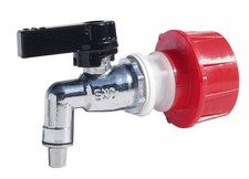 Graf Messing Auslaufhahn 1/2"  Getränkefass Mostfass Ersatzteil Kunststofffass