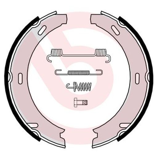 BRAKE SHOE SET PARKING BRAKE S 50 507 FOR MERCEDES-BENZ CL-CLASS E-CLASS/Break - Image 14
