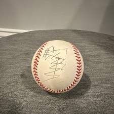 Chien Ming Wang signed MLB baseball. Yankees. Taiwan