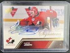 2013-14 UD Team Canada Curtis Joseph Signatures SP - #111 Auto HOF