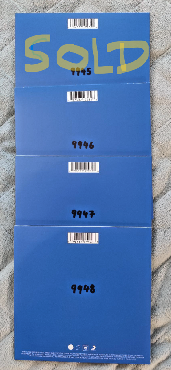 Harry Styles As It Was CD Single - Hand Numbered limited edition