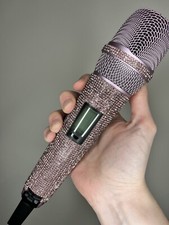 Lilac Rhinestone Wireless Professional Microphone  Receiver System G-MARK