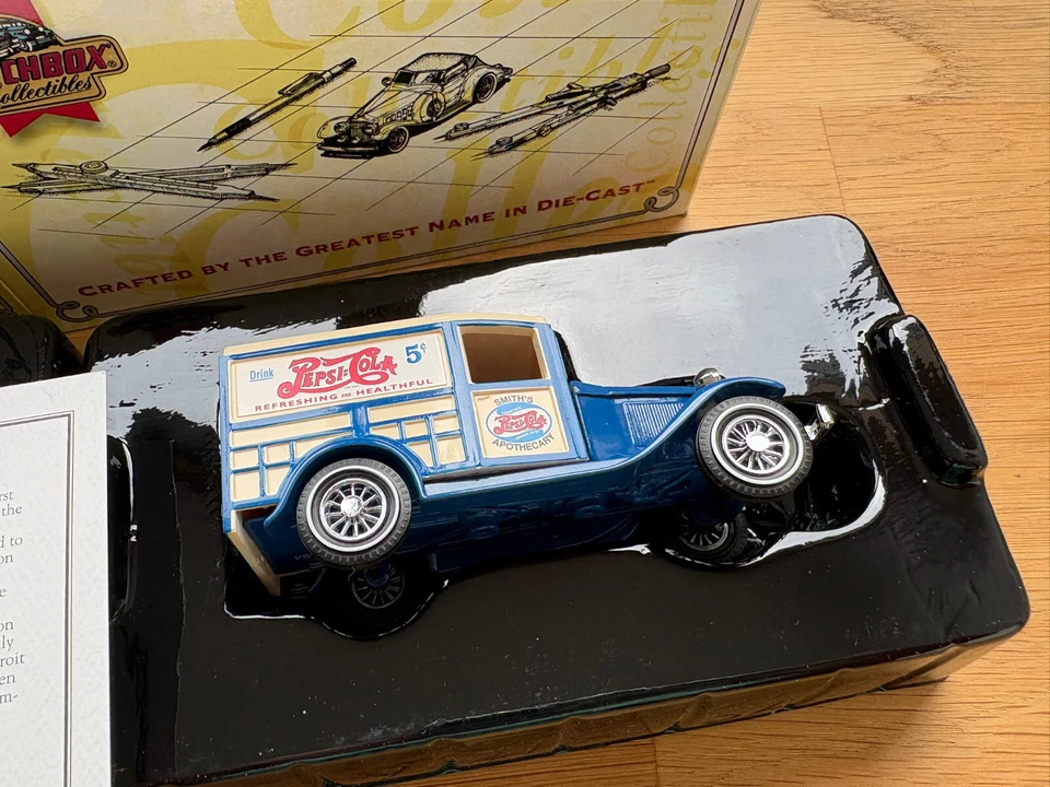 MATCHBOX Collectibles YY-21A-SA Ford Modell A Woody Wagon Pepsi mit OVP - Bild 2 von 4