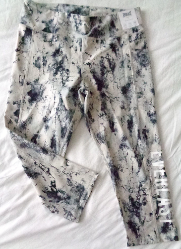 Everlast Womens Marble Look Gym Active Crop Top & Leggings Size 16 NWT - Picture 5 of 7