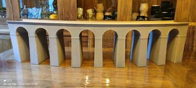 pont Ho L 96 x H 22 x l 12 cm fabrication artisanale réalisation Top, carton dur