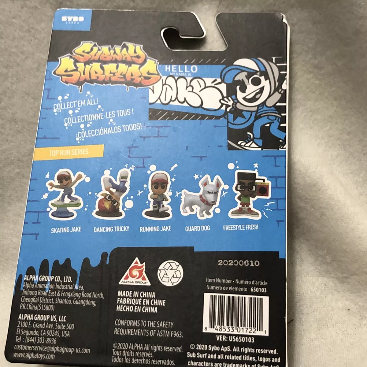 Alpha Group Subway Surfers “Shorties” Mini Figure Collection - 5 Pack, 2''  Scale