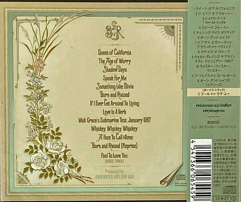 John Mayer SEALED BRAND NEW CD 