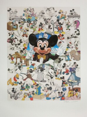 Disneyland 60th Birthday Mickey Mouse Signed and Numbered