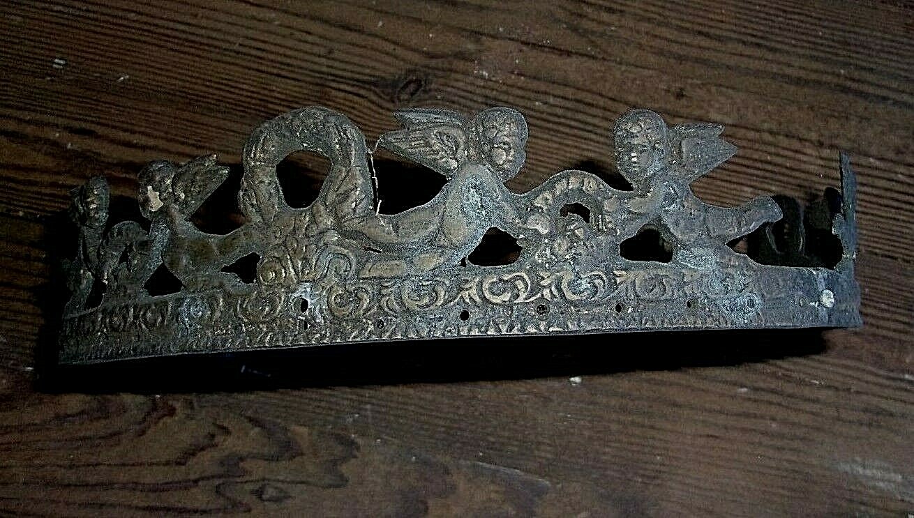 ANTIQUE Bronze Chandelier Parts 11 1/4" DIAMETER X 2 1/2" Tall eBay