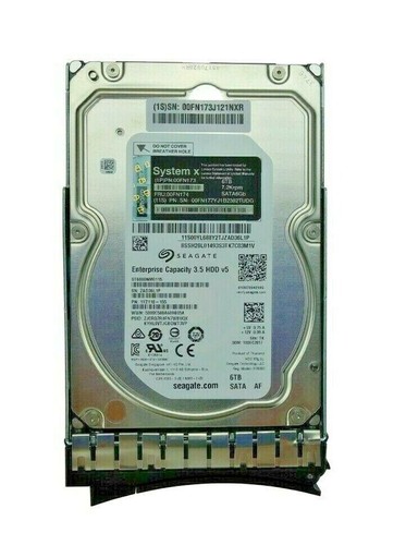 Neu 00FN173 00FN174 Lenovo Enterprise 6TB 7.2K SATA 6Gb/s 3.5" HDD Festplatte - Bild 2 von 4