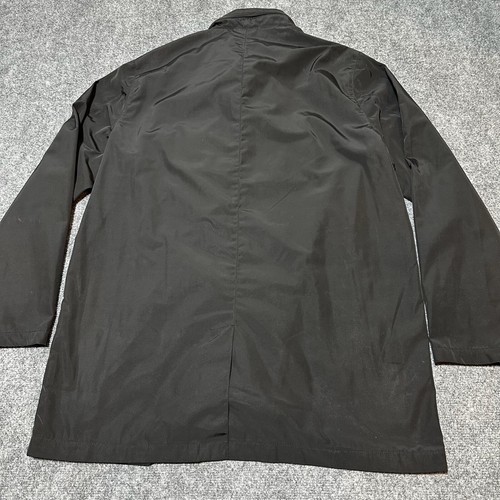 Tumi Tech Jacket Mens Medium Black Mock Neck Full Zip Pockets Outdoors Coat - Picture 2 of 16