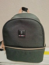 Momigo Breast Pump Bag mini backpack Cooler Moistureproof Double Layer black