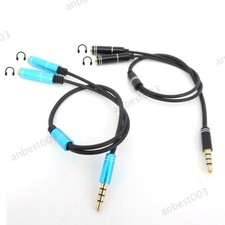 Headphone Splitter Dual 3.5mm male to stereo female AUX Audio Y Cable Headset