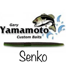 5" Yamamoto Senko Stick Worm Baits - Choose Color
