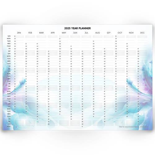 2023-full-year-wall-calendar-home-office-work-planner-rota-jan-dec