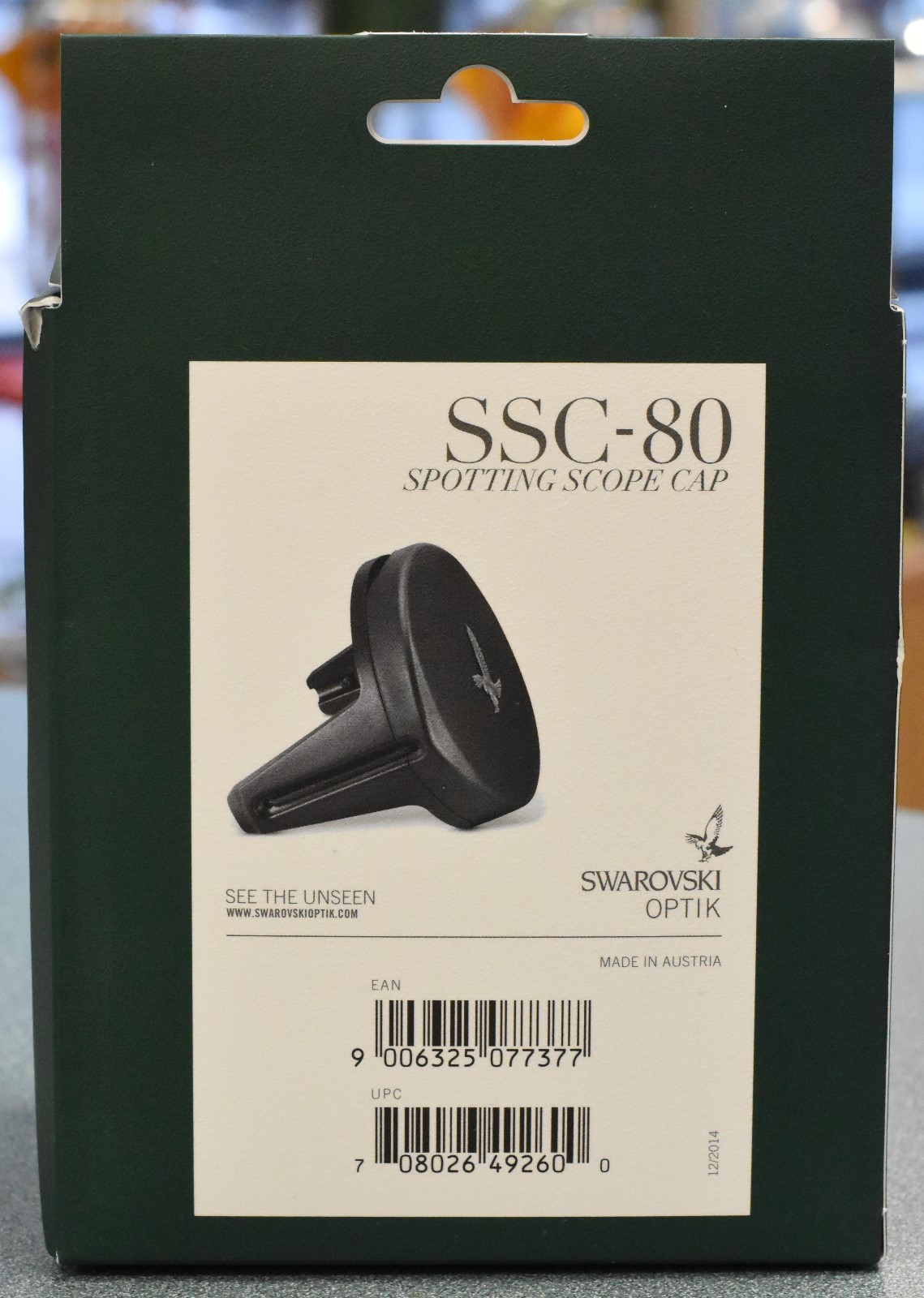 SWAROVSKI SPOTTING SCOPE TETHERED OBJ LENS CAP FOR 80mm STS/M AND ATS/M