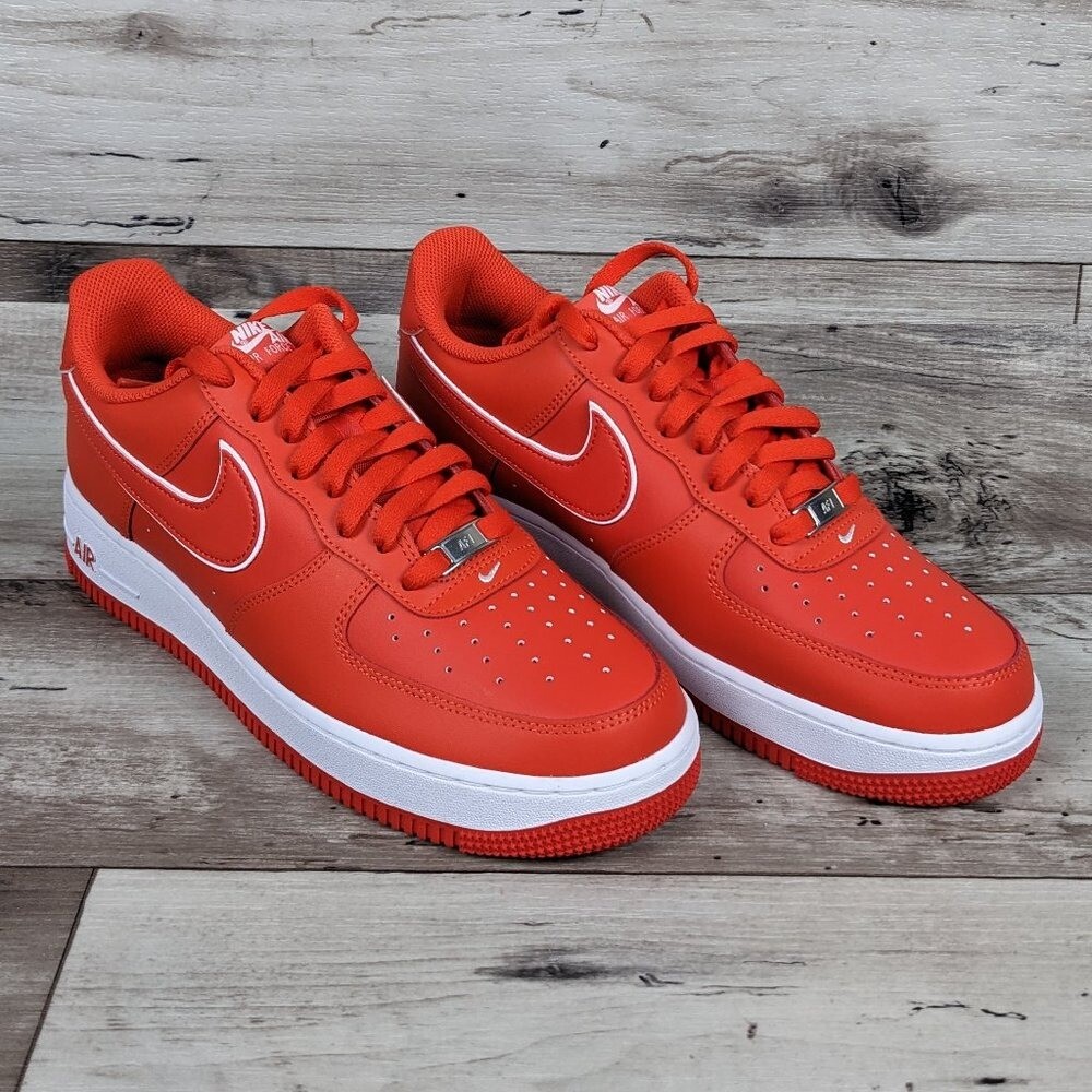 Nike* Air Force 1 '07 Low Picante Red DV0788-600 Sneaker~ Size 10
