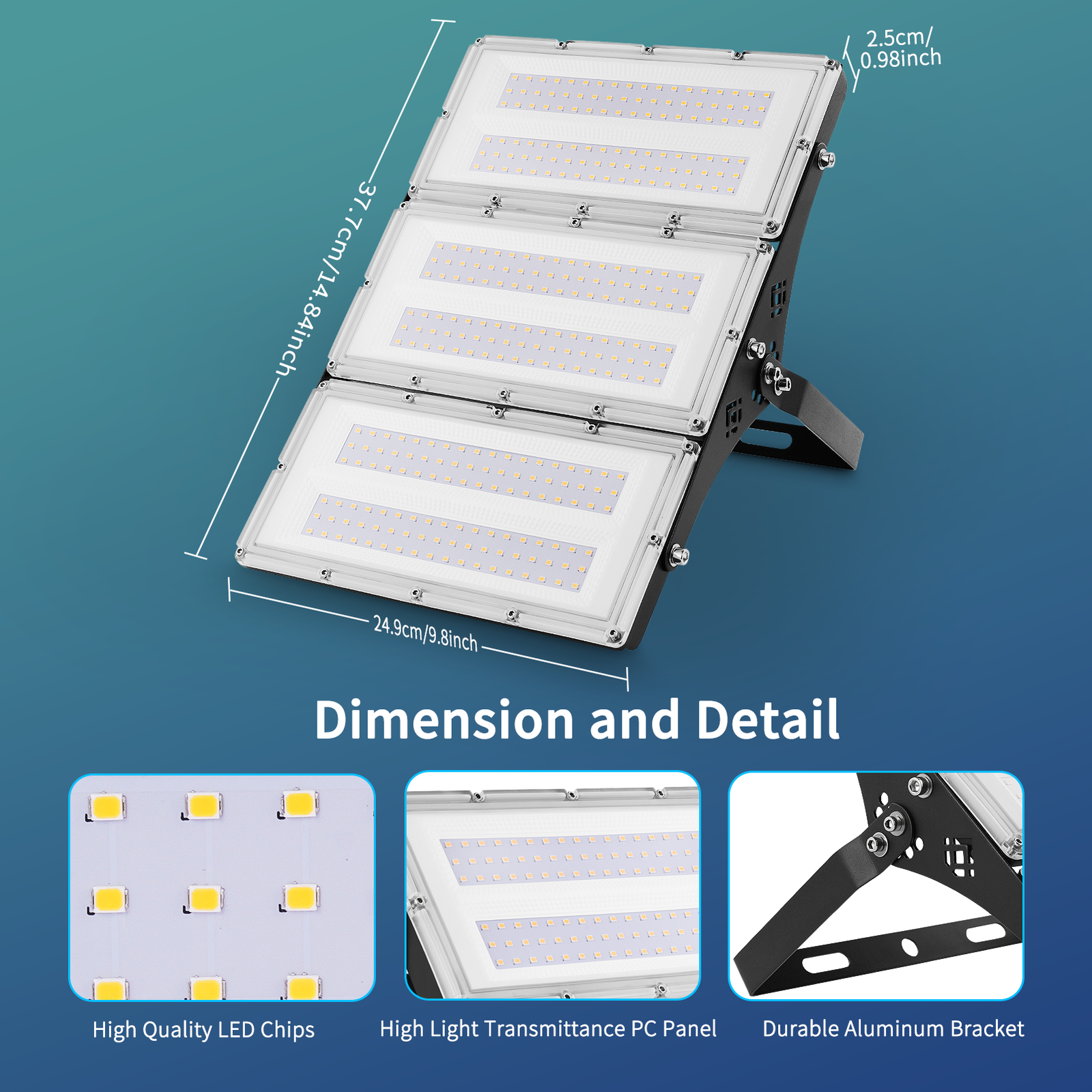 LED Flood Light Outdoor 300W Watt Field Lights Arenas Stadium Lights
