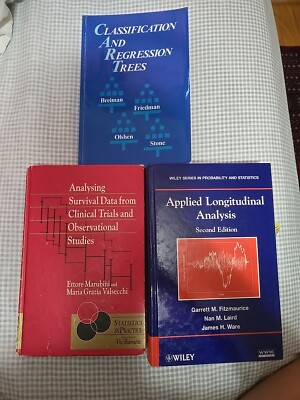 Lot of 3 Statistics Machine Learning Textbooks