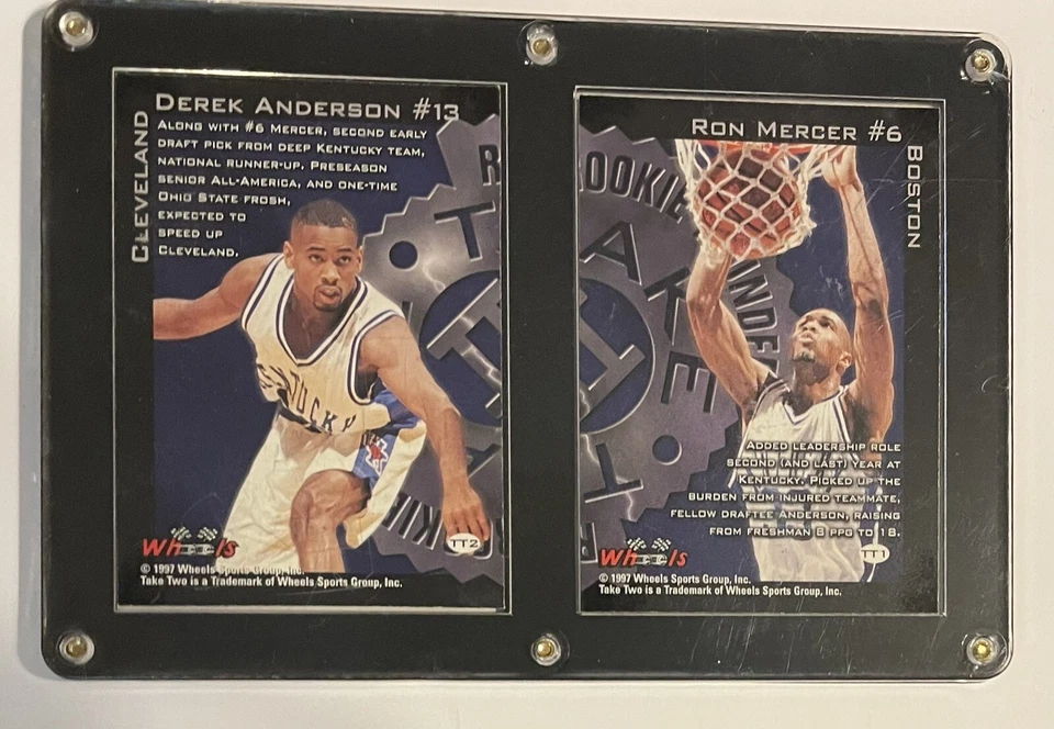 Rookie Thunder Ron Mercer Derek Anderson Kentucky Wheels Sports TT Take II 1997  Foto 2 de 2
