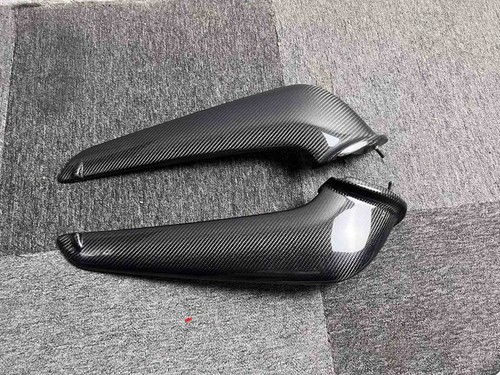 Rejilla delantera de fibra de carbono parachoques alas solapa para Ferrari 458 Italia Spider 10-15 - Imagen 1 de 5