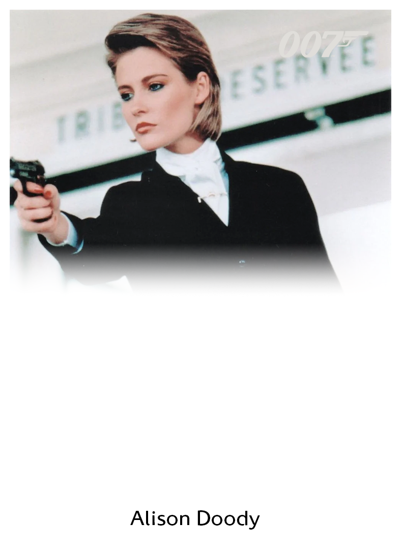 Alison Doody A VIEW TO A KILL Custom Card for Autograph Signings
