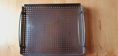 * Stabiles Backblech mit Löchern * Lochblech ca. 35,3 x 30,2cm Blech perforiert