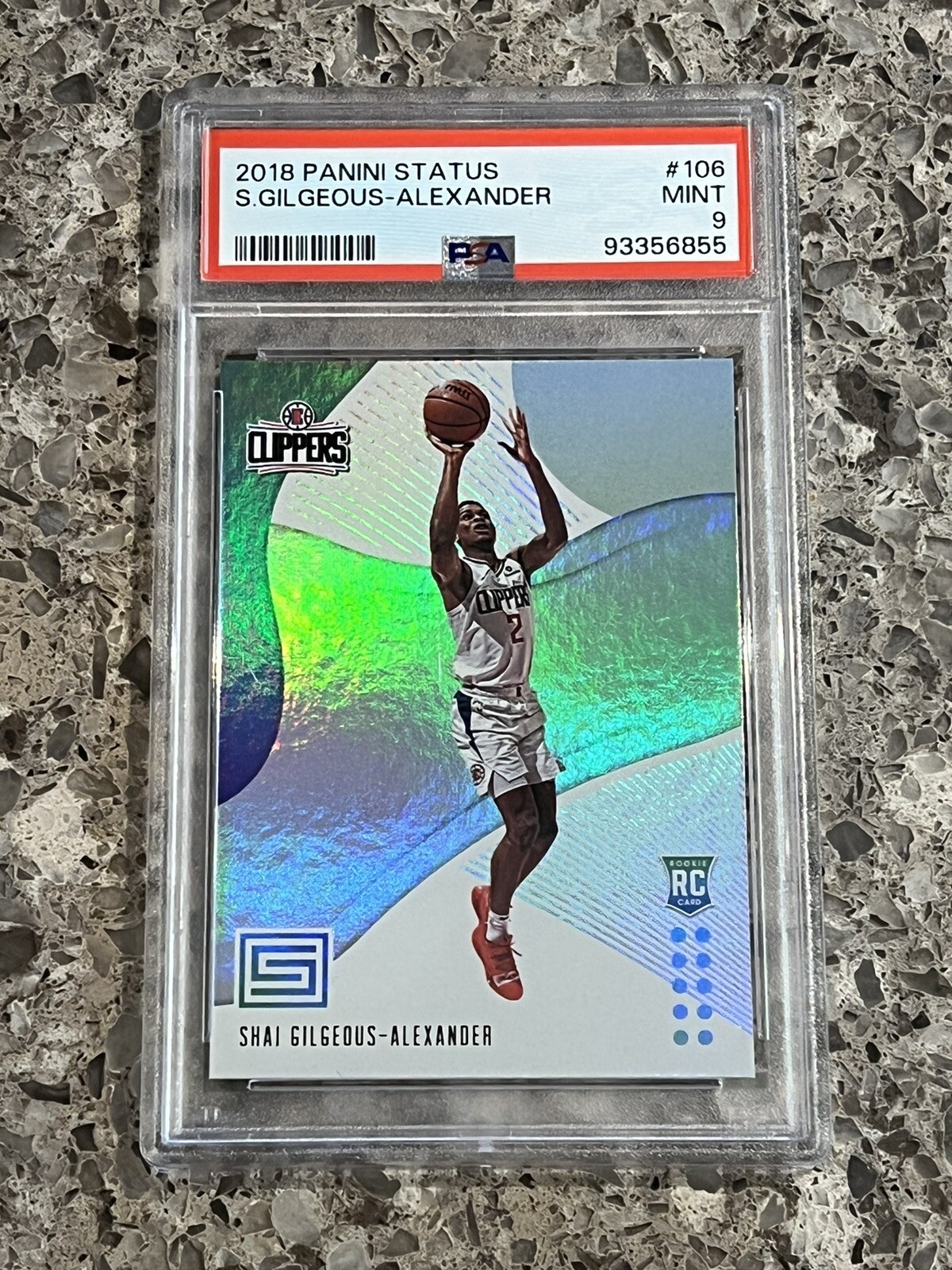 Prizm Shai Gilgeous Alexander RC silver