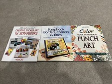 Set Of Three Scrapbooking Idea Books