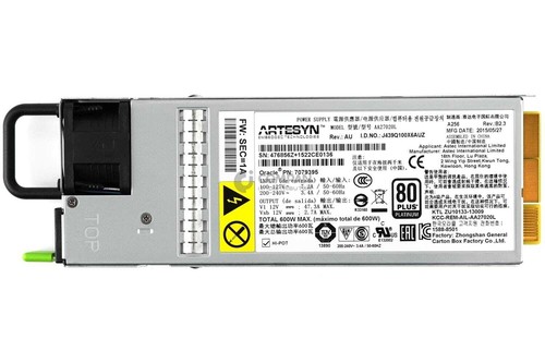 7079395 SUN ORACLE 600W AC POWER SUPPLY PLATINUM FOR SUN ORACLE X3-2 X4-2 X5-2 - Photo 3/7
