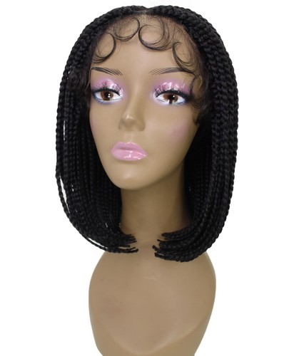 LUXLUXE Tiara gerade 12 Zoll lang 4X4 handgebundene Spitze geflochtene Perücke, BLB-0140 - Bild 35 von 128