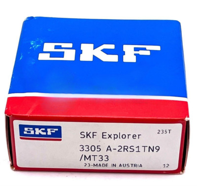 SKF 3305 A-2RS1TN9/MT33 ANGULAR CONTACT BEARING 25x62x25.4 mm
