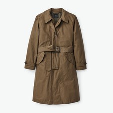Women’s Filson Sawyer Trenchcoat - Marsh Olive Size Small