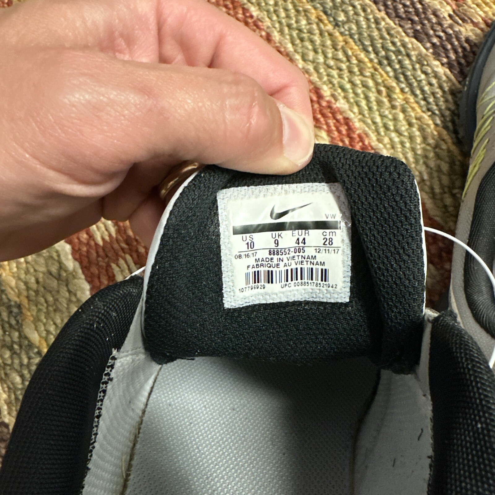 nike lunarlon golf shoes Size 10 Grey Spiked eBay