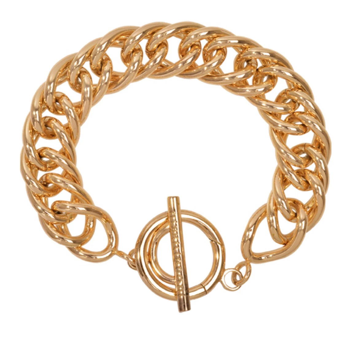 Nikki Lissoni Bracelet Gold-Plated 19cm 7.4 inch BRP03RG19 - HomeBello