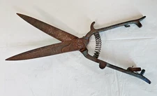 Vintage Keystone #206 12" Forged Steel Hand Grass Clipper Shears