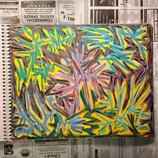 Drawing 11X14" Oil Pastel on Paper