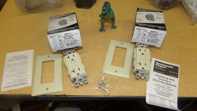 NEW 2 Pass and Seymour, 2091-I, GFU Duplex Receptacle *FREE SHIPPING*