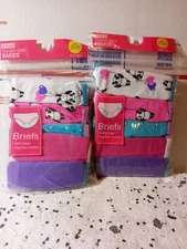 Lot 2 Toddler Girls Basics Multicolor Briefs 5 pack NEW! Size 2T 3T