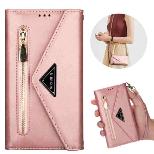 For iPhone 11 12 Pro Max XR 6S 7 8 SE Wallet Card Holder Flip Leather Case Cover - Picture 28 of 43
