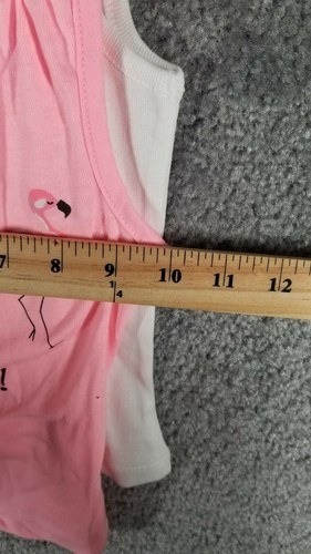 Free Style Revolution Girls Sz 5 Graphic Tank Tops 2-Pack Pink/White NWT Summer - Picture 5 of 9