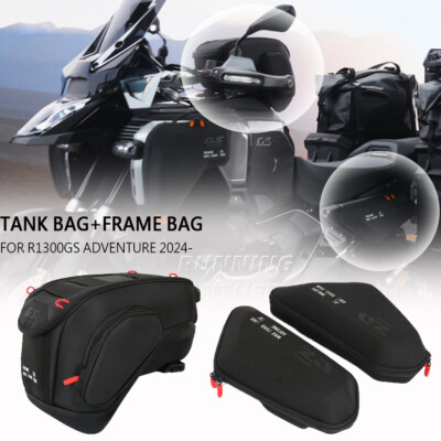 #ad For BMW R1300GS Adv Side Frame Bag Fuel Tank Bag Logo 12L Tool Backpack Portable $230.42