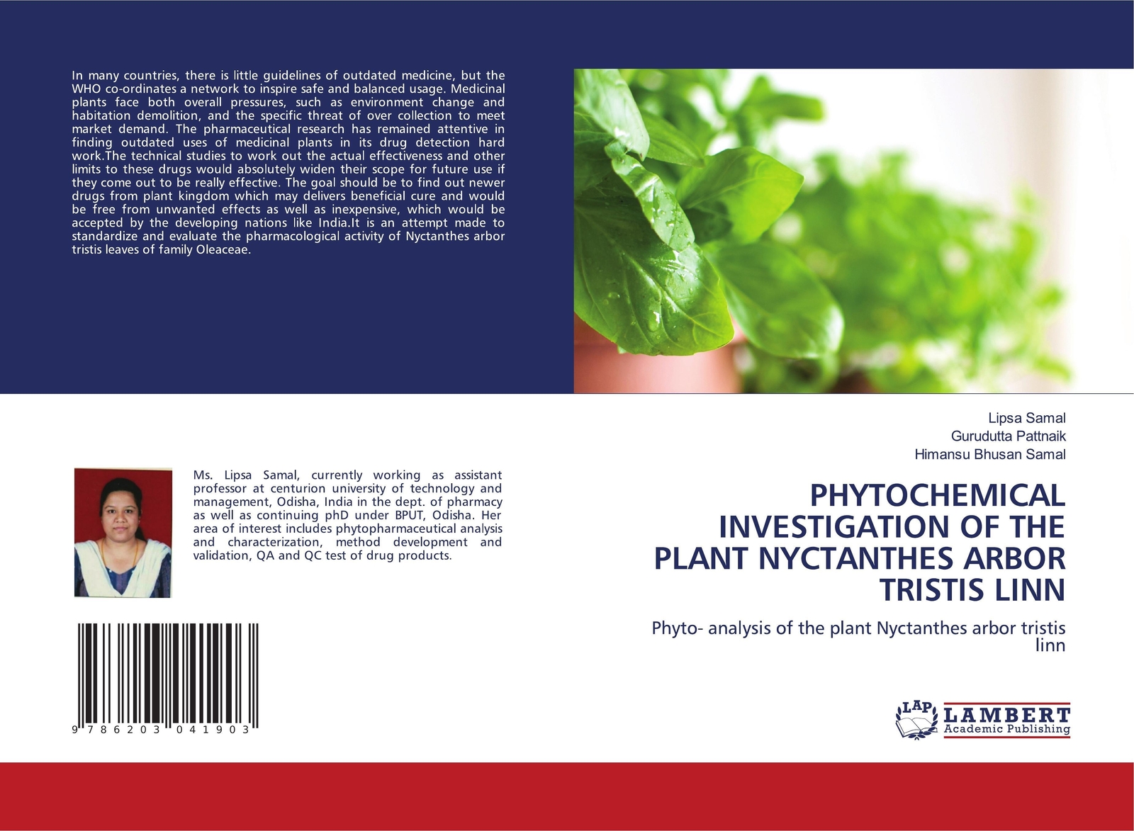 Thumbnail - Phytochemical Investigation Of The Plant Nyctanthes Arbor Tristis Linn