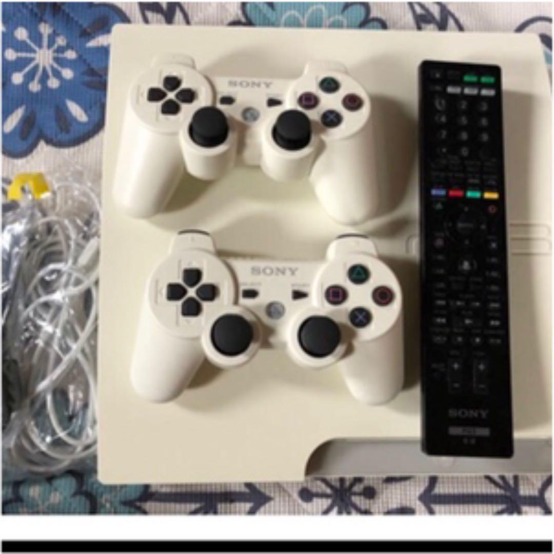 SONY PS3 PlayStation 3 160GB CECH-2500A Classic White Game Console SET Fedex F/S