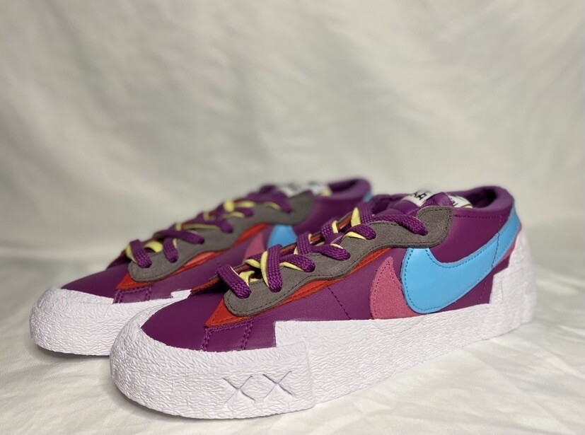SACAI X NIKE Blazer basso viola tramonto Sacai x Kaws taglia 9