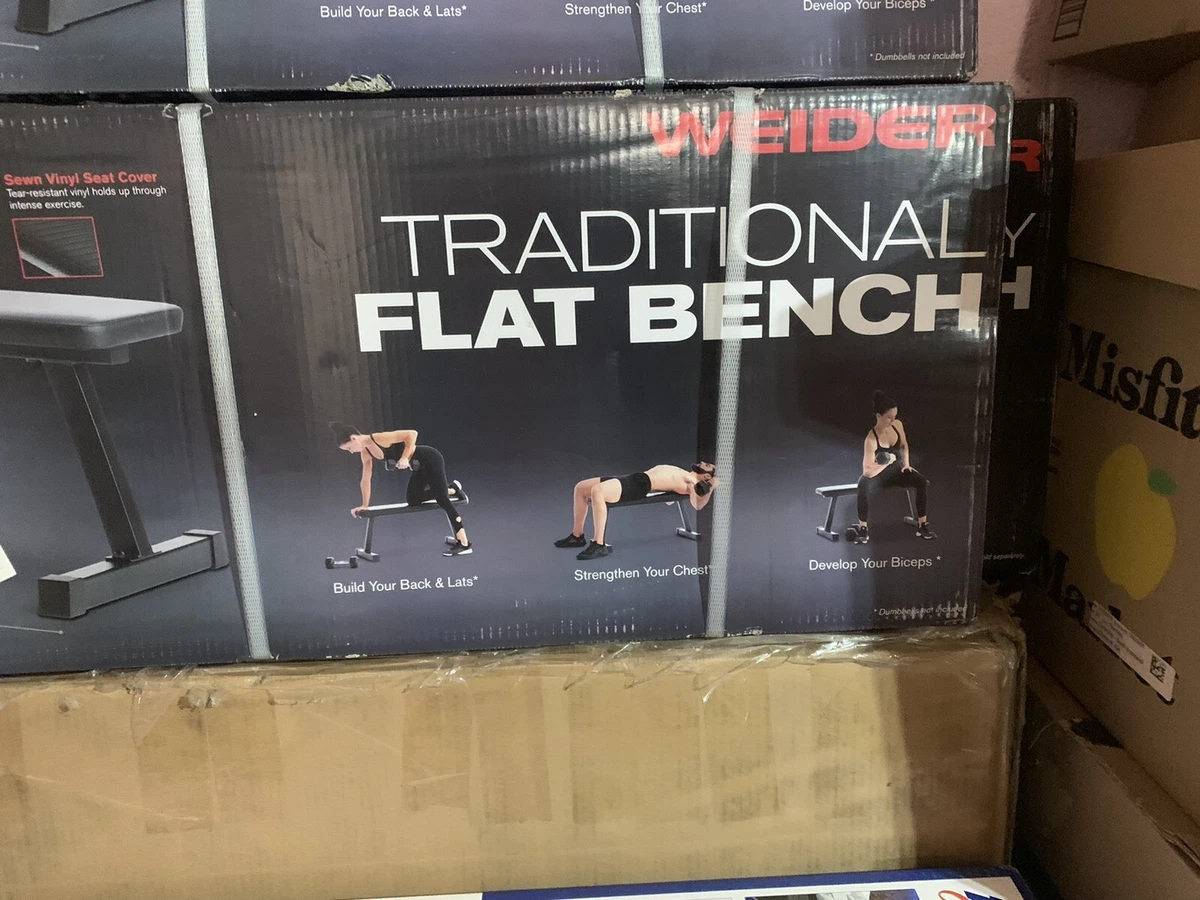 Weider traditional online flat bench