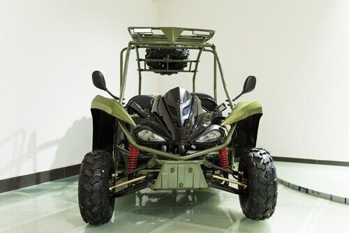 125CC Buggy ATV Sport Quad Dirt Bike 4 Wheel Go kart Semi Auto SAHARA PRO Green - Picture 2 of 11