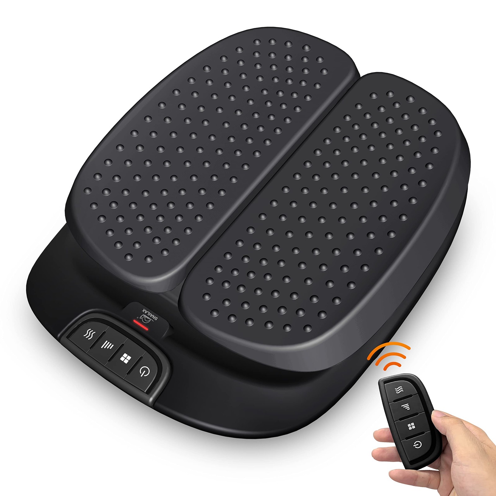 Massage pieds vibration et chaleur avec telecommande noir