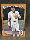 2025 BOWMAN CHROME NESTOR MIRANDA 1ST ORANGE WAVE REFRACTOR 10/25 TIGERS