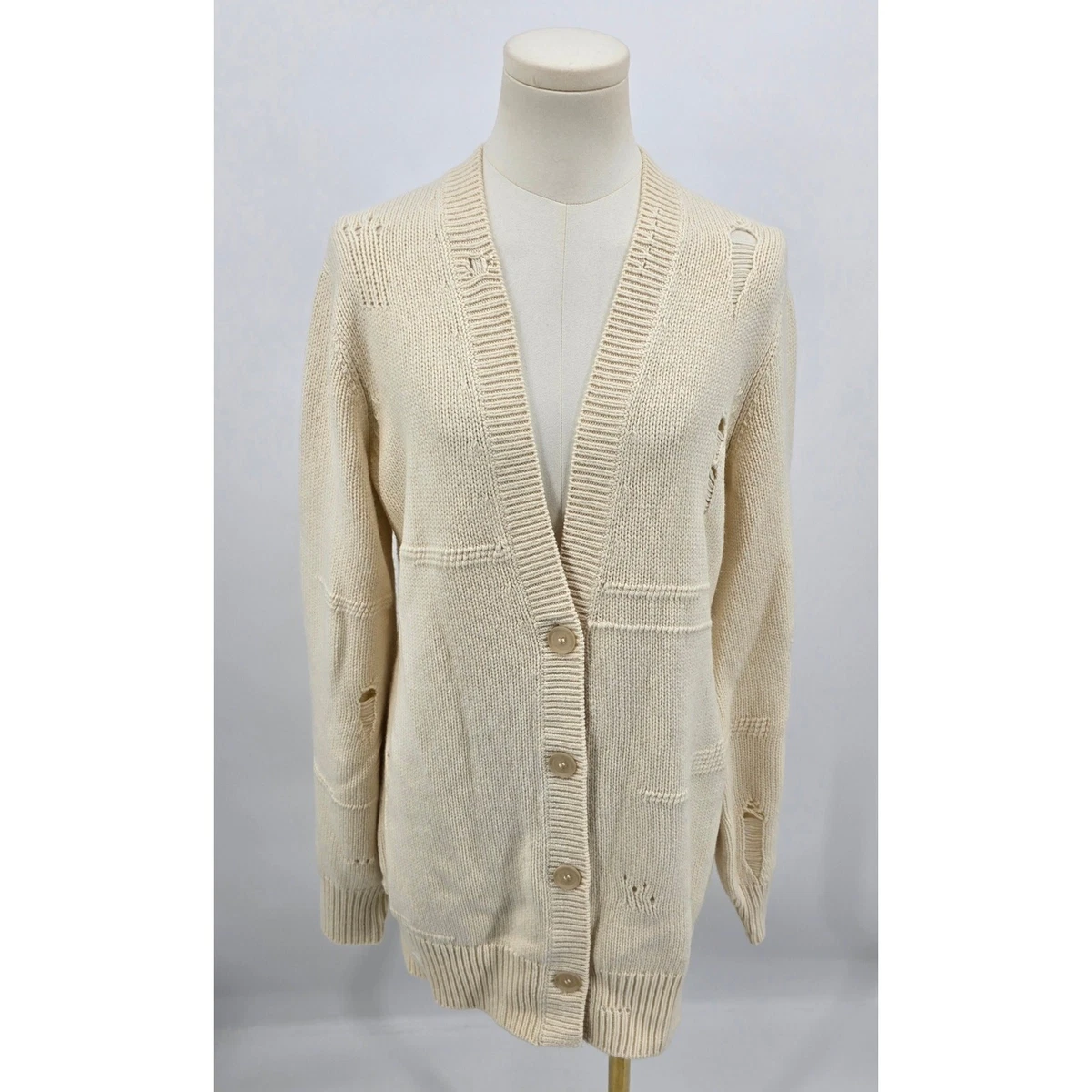 HELMUT LANG ニットカーディガン 長袖 襟付き ベージュ Sサイズ 25+ HELMUT LANG Cardigans for Women for sale | Updated Oct 2026